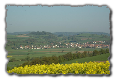 Fuldatal Bilck auf Baumbach